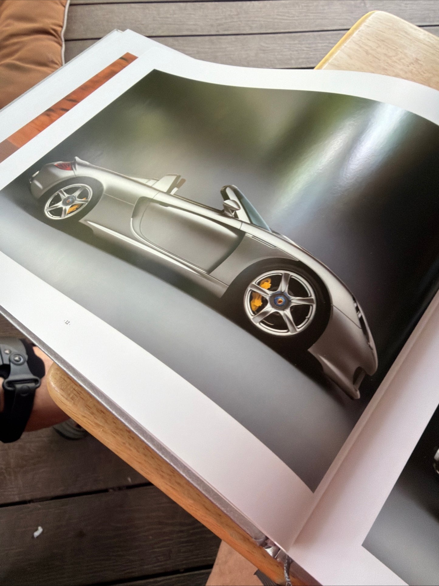 Very rare Porsche 2003 Carrera GT full hardbound brochure
