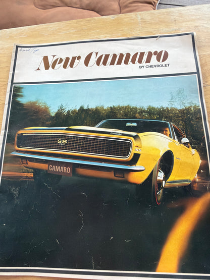 Vintage Chevrolet Camaro Full Line brochure SS Ect