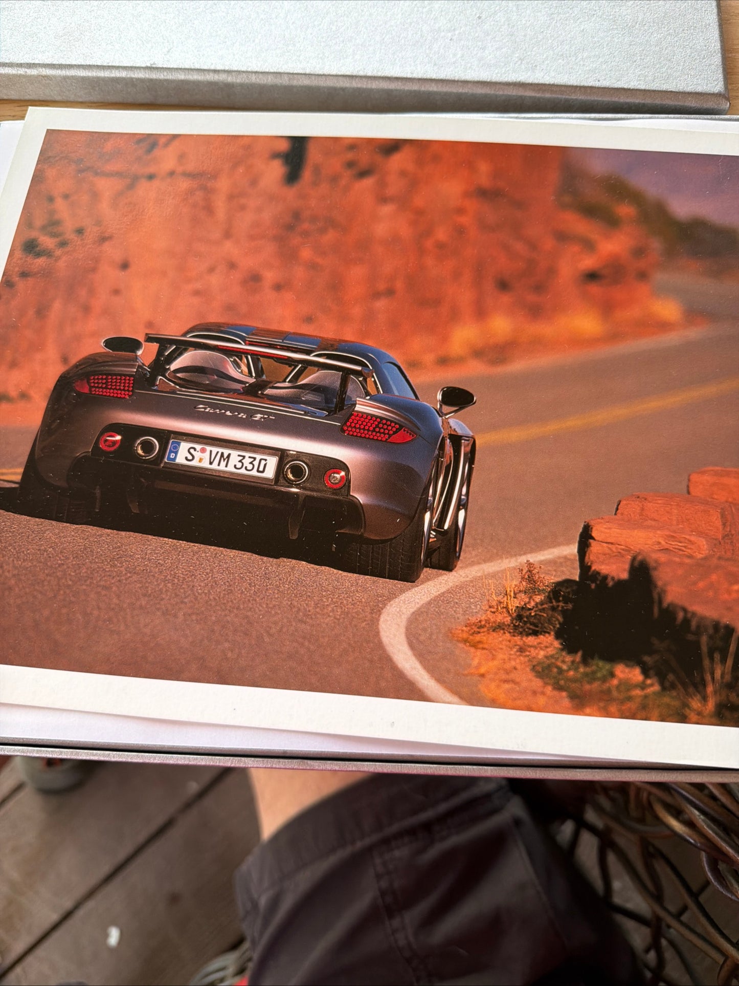 Very rare Porsche 2003 Carrera GT full hardbound brochure