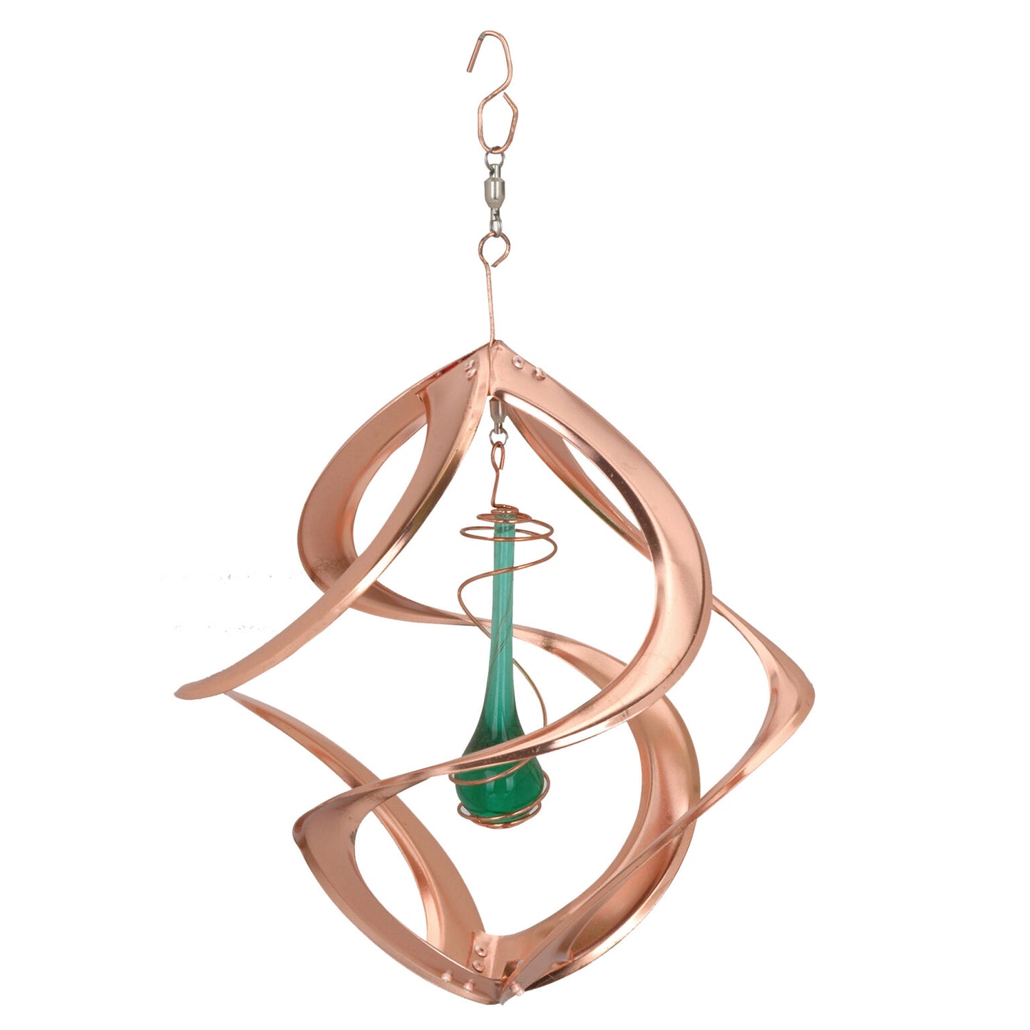 Copper Cosmix With Green Teardrop - 11"