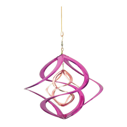 Copper & Purple Cosmix Garden Spinner – 14″