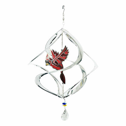 Silver Cardinal Suncatcher Cosmix - 12"