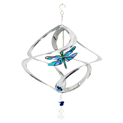 Silver Dragonfly Suncatcher Cosmix - 12"