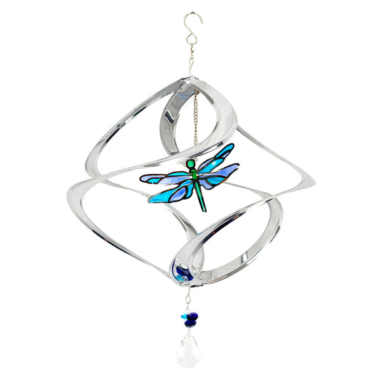 Silver Dragonfly Suncatcher Cosmix - 12"